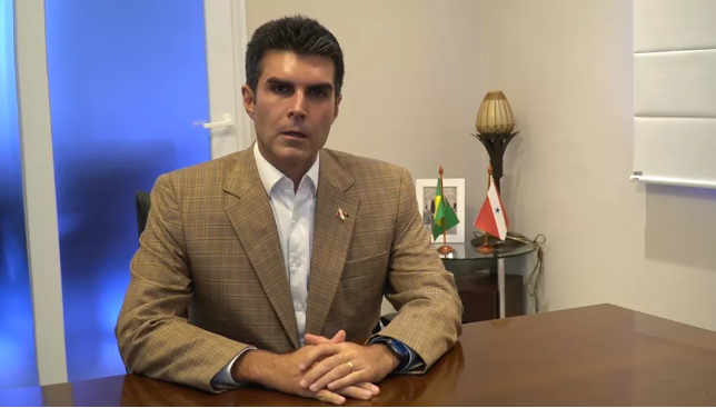 Governador do Pará Helder Barbalho — Foto: Reprodução / TV Liberal